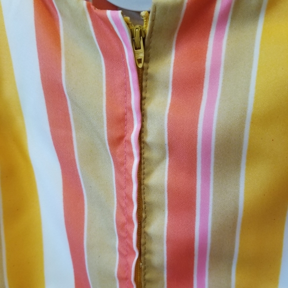 Vintage retro 60s homemade striped dress - Picture 4 of 4